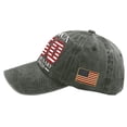 thumbnail image 7 of USA 250th Anniversary Hat 1776–2026 Patriotic Embroidered Flag Map Baseball Cap Unisex, 7 of 7