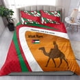 thumbnail image 3 of Ensemble de Literie Désert Wadi Rum avec Camel Rider et Couleurs de Drapeau Jordan TS04, 3 of 7