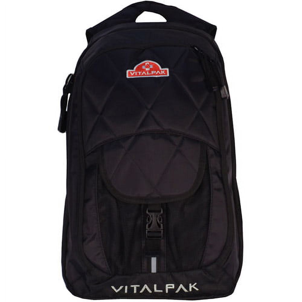 VitalPak Medical Backpack with Removable, Snap-in Essentials Kit, Black - image 3 of 4