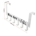 thumbnail image 4 of Over Door Hook, Home Storage Rack Door Hook Rack, For Door For Bedroom, 4 of 8