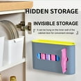 thumbnail image 2 of PATLOLLAV Kitchen Plastic Grocery Bag Holder and Dispenser,Hanging Garbage Bag Rack,Garbage Bag Storage Box Organizer,Wall Mounted Grocery Bag for Dispenser Storage for Home Kitchen Cabinet, 2 of 5