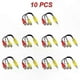 thumbnail image 1 of 3.5mm AUX Male to 3 RCA Female Adapter Cable, Mini Stereo o AV Adapter for Compatible Devices, 10/5/3/1pcs Options, 1 of 5