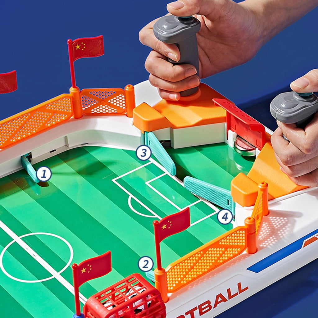 Miiottaa Children Tabletop Foosball Game Set 2 Player Competitive Learning Activity Toy