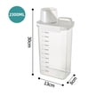 thumbnail image 5 of Laundry Detergent Dispenser Fabric Softener Dispenser For Laundry Room Organization And Storage Large Capacity Sealed Laundry Soap Containers EU Plug Scale-2300ML, 5 of 5