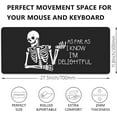 thumbnail image 3 of Skull Skeleton Mouse Pad for Desk,Desk Mat for Desktop,Keyboard and Mouse Pad,XL Gaming Mouse Pad Mousepad for Computer Office Home Work(31.5x11.8 in), 3 of 6