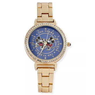 【26SS】DSN_CRW NK SWT TINKER BELL / NAVY Disney Women's Tinkerbell Two-Tone Bracelet Watch - TNK406