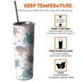 thumbnail image 7 of Sea Turtle Skinny Tumblers with Lids and Straws 20 OZ, Stainless Steel Water Bottle Travel Tumbler Cups, 7 of 7