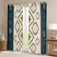 thumbnail image 2 of Castle Fairy Female Men Adults Hippie Aztec Curtains Pack of 2 (42x84 Each),Bohemian Tribal Curtains Blackout,Exotic Style Bedroom Curtains,Microfiber Bedroom Decor, 2 of 6