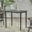 Dark Gray, variant on Noble House Polaris Outdoor Minimalist Acacia Wood Rectangle Bar Table - Teak
