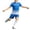 Light Blue, variant on Letdown Boys 2 Piece Outfit Sets Crew Neck Short Sleeve Graphic Print Top And Shorts For Soccer Competition Training Children Sports Clothing Set For 8-18 Years Back To School