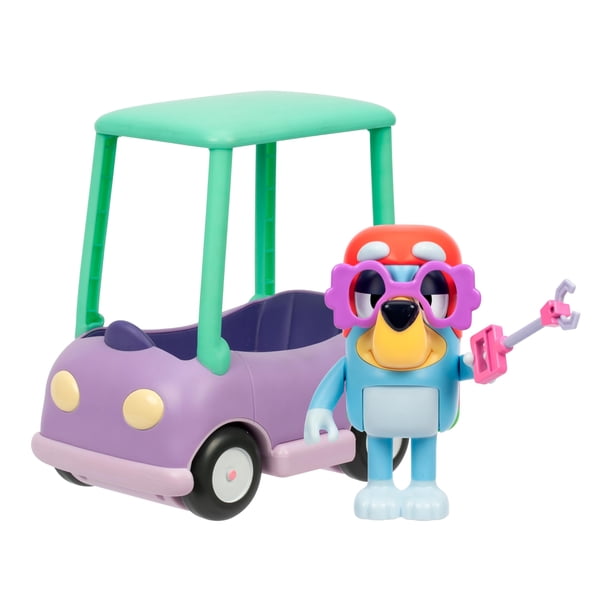 Playset Bluey Grannies Car Coupé Chat Mates Talking Janet 3+