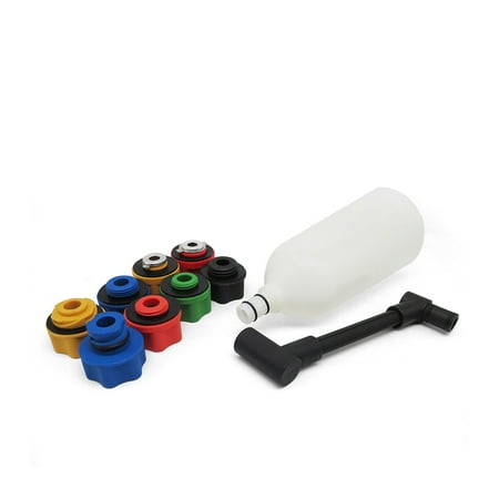 

ADVEN 10 Pcs Car Engine Oil Funnel Adapter Filling Set Plus Swivel Offset Extension Tube Car Accessories