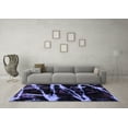 thumbnail image 3 of Ahgly Company Machine Washable Indoor Rectangle Abstract Blue Modern Area Rugs, 5' x 7', 3 of 4