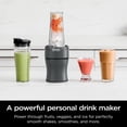 thumbnail image 3 of Ninja Nutri-Blender 20-Oz Personal Blender, (2) 20-Oz Dishwasher-Safe To-Go Cups, Smoothie, BN300GY Gray, 3 of 8