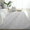 thumbnail image 6 of Latepis Faux Fur Rug 6x9, Rabbit fur Rug for Living Room, Fluffy Washable Faux fox fur Rug for Bedroom, Nursery, Teen Bedroom Decor, Grey Sheepskin Furry Rug, Rectangle, 6 of 9