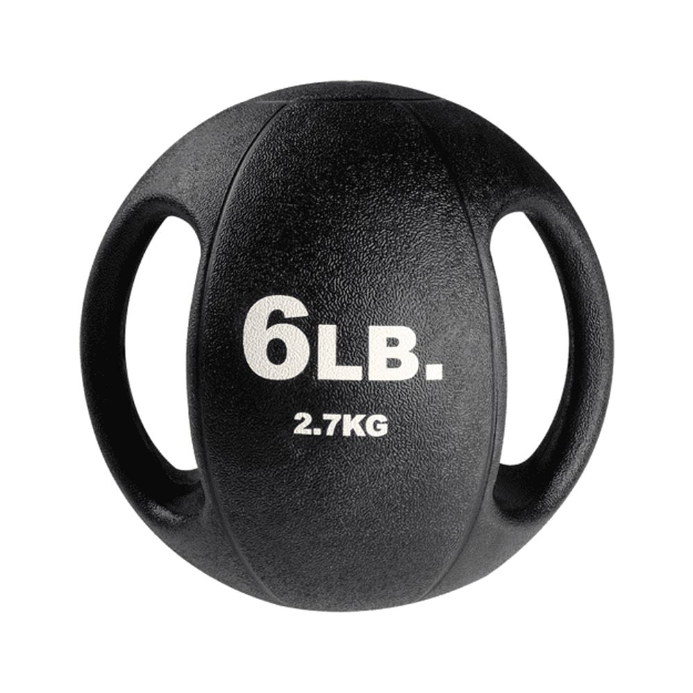 BSTDMB8 8lb BLack Dual Grip Medicine Ball