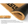 thumbnail image 5 of Rugsmith Black Machine Tufted Greekey Bordered Doormat, 18" x 30", 5 of 5