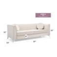 thumbnail image 2 of Glory Furniture G797A-S Ivory Sofa, 2 of 7