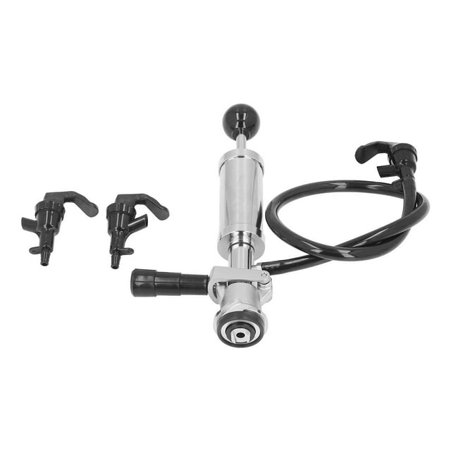 Bomba para barril de cerveza con rosca de 4 pulgadas, de acero inoxidable, para fiestas, con grifo para barriles del sistema D americano