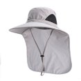 thumbnail image 2 of MesaSe Unisexe Chapeau de Soleil d'Été Hommes Femmes Coton Boonie Chapeau avec Rabat de Cou Extérieur UV Protection Grand Chapeau de Seau de Randonnée Large Bord, 2 of 6