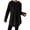 Black, variant on Womens Winter Outerwear Womens Hoodies Long Sleeve Fashion Sherpa Pullover Fuzzy Warm Fall Winter Sweatshirt