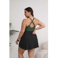 thumbnail image 3 of Traje de baño CARROTMOB vestido de baño de una sola pieza para mujer, talla grande, 3 of 7