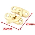 thumbnail image 2 of Vintage Style Bag Box Suitcase Clasp Closure Case Latch Gold Tone 20pcs, 2 of 4