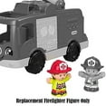 thumbnail image 5 of Replacement Part for Little People Community Helpers Playset - GJP12 ~ Replacement Firefighter Figure ~ Erica ~ Brown Hair ~ Ponytail, 5 of 5