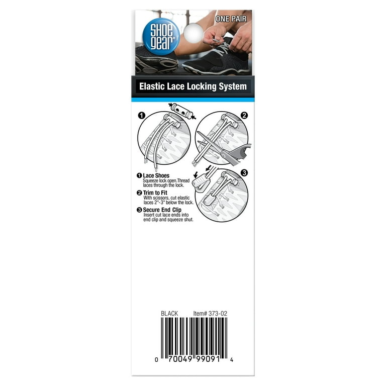 LaceLocker Hook & Loop Shoelace Locks, Prevent Loose Shoe Laces, Tie, Stow  & Go