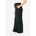 thumbnail image 3 of Woman Within Plus Size Tall Knit Pull-On Drawstring Cargo Pants, 3 of 3
