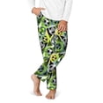 thumbnail image 2 of Susaid Football Doodle Print Soft Teen Sleep Pants, Long Pajama Bottoms with Two Pockets and Elastic Waist, Designed for Ages 5-16-Small, 2 of 6