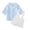 BU2#F, variant on JCCXIN Boys Outfit Sets Toddler Suspenders Romper With Lapel Short Sleeve Shirt Comfortable Solid Color Overalls Daily Relaxed Fit Clothes Sets