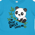thumbnail image 4 of Inktastic My Great Uncle Loves Me- cute panda Boys or Girls Toddler T-Shirt, 4 of 5