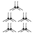 thumbnail image 1 of Main Roller BrushDust Bags For Laresar L6 Pro For For For Ultenic T10 Robot Vacuum, 1 of 4