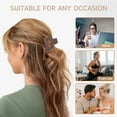 thumbnail image 6 of Vigorpace 12 Pack 2" Small Hair Claw Clips for Women Girls Thin Thick Hair, Strong Hold Matte Square Hair Clips, 6 of 6