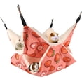 thumbnail image 1 of Charming Small Animals House For Guinea Pig, Ferret, Hamster: Soft Material Hanging Cage Toy With Wide Application, Perfect For Winter Coziness, 1 of 5