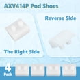thumbnail image 4 of AXV414604WHP Wing and Pod Shoe Combo Maintenance Kit Replacement for Hayward Navigator Automatic Pool Vac Cleaners, 4 of 6