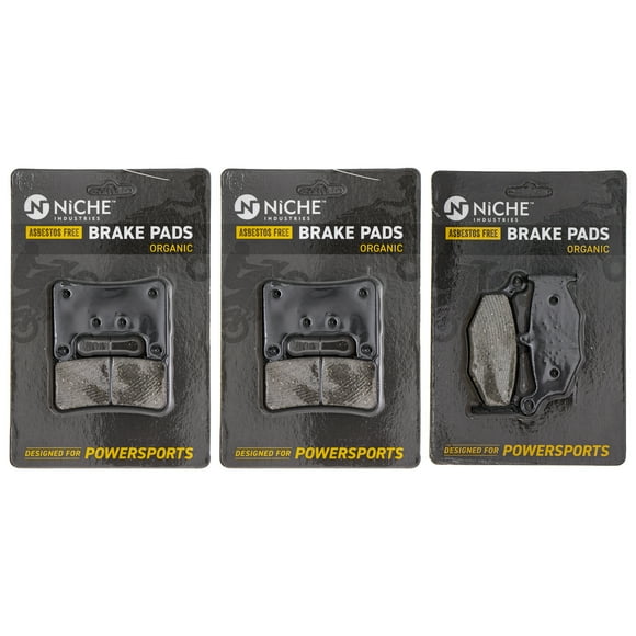 Niche Complete Organic Brake Pad Set for Kawasaki Z1000 Motorcycle MK1002573