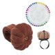 thumbnail image 3 of Kit de alfiletero de muñeca con forma de calabaza para proyectos de bordado y costura. Marrón, 3 of 9