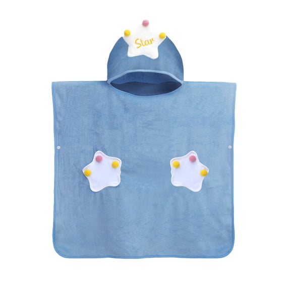 Soft cotton loop Hooded bath towel with hat bath/pool/beach