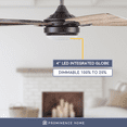 thumbnail image 4 of Prominence Home 52" Lorelai IO Bronze 5 Blade Ceiling Fan with Smart Remote, 4 of 13