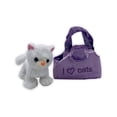thumbnail image 2 of Childrens Plush Kitten And Purse Carrier Handbag, Kitten Purple, Size: one size, Barry Owen, 2 of 3