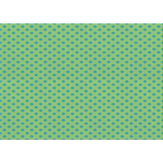 Ahgly Company Machine Washable Indoor Rectangle Transitional Medium Sea Green Area Rugs, 5' x 8'