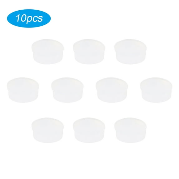 Watris Veiyi Flute Hole Plug, 10Pcs 7x2.5mm Transparent Flute Accessory