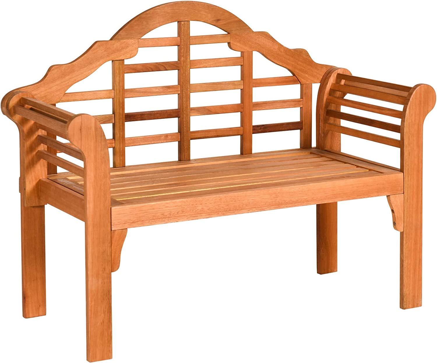 Wooden Garden Bench for Outdoors & Indoor Patio Foldable Bench 4 Ft