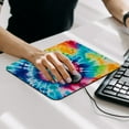 thumbnail image 7 of Tie-Dye Mouse Pad for Laptop Wireless Mouse Home Office Travel, Portable & Washable, 7 of 7