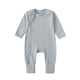 thumbnail image 2 of Mono de verano para niños y niñas, mono de bebé de manga corta con botones y cuello redondo, bonitos pantalones cortos lisos, monos de poliéster para niños, 2 of 7