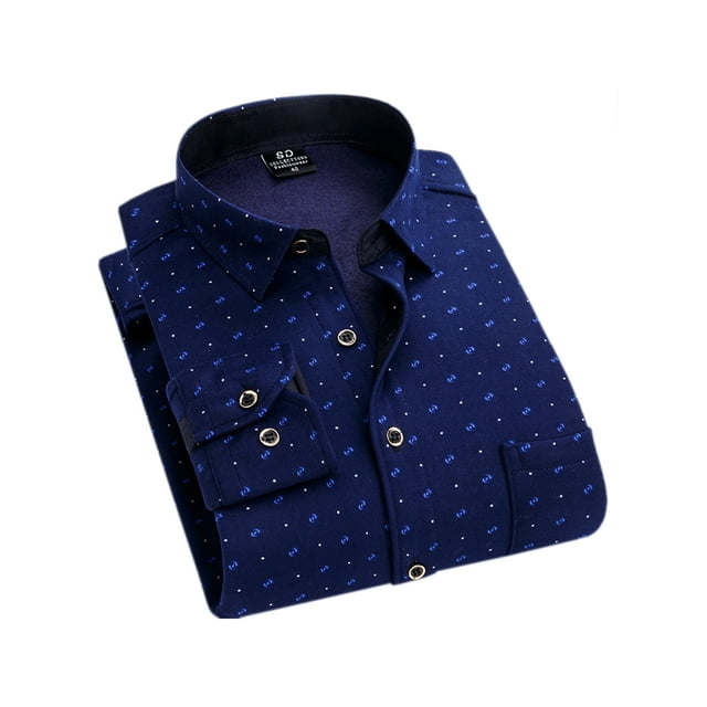 LUXUR T-shirt pour Homme à Boutons, T-shirt à Col à Revers, Hauts Coupe Régulière, Blouse à Col Rabattu, Chemises d'Hiver 601 L
