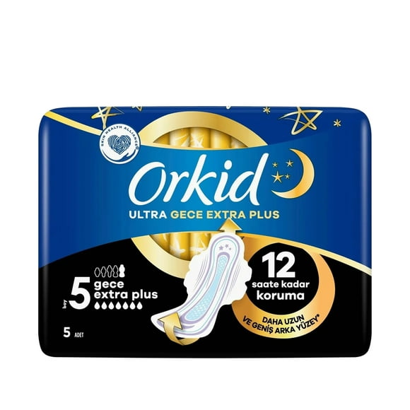 Orkid Ultra Extra Plus Night Single Hygienic Pad 5 Pieces