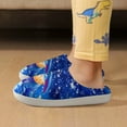thumbnail image 6 of Eeyore Cute Kids Cotton Slippers Slip-on Indoor Memory Foam House Shoes Fluffy Slippers Furry Cozy Comfy Slippers Boys Girls, 6 of 8